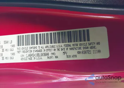 2011 Jeep Wrangler Unlimited Sahara from USA, damaged, VIN 1J4BA5H18BL603600